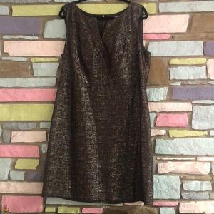 Loft shimmery sleeveless dress